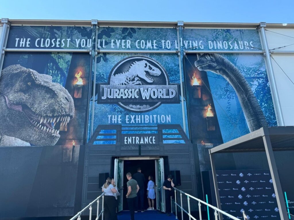 Jurassic World takes over Manchester.