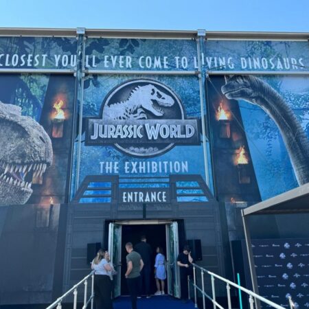 Jurassic World takes over Manchester.