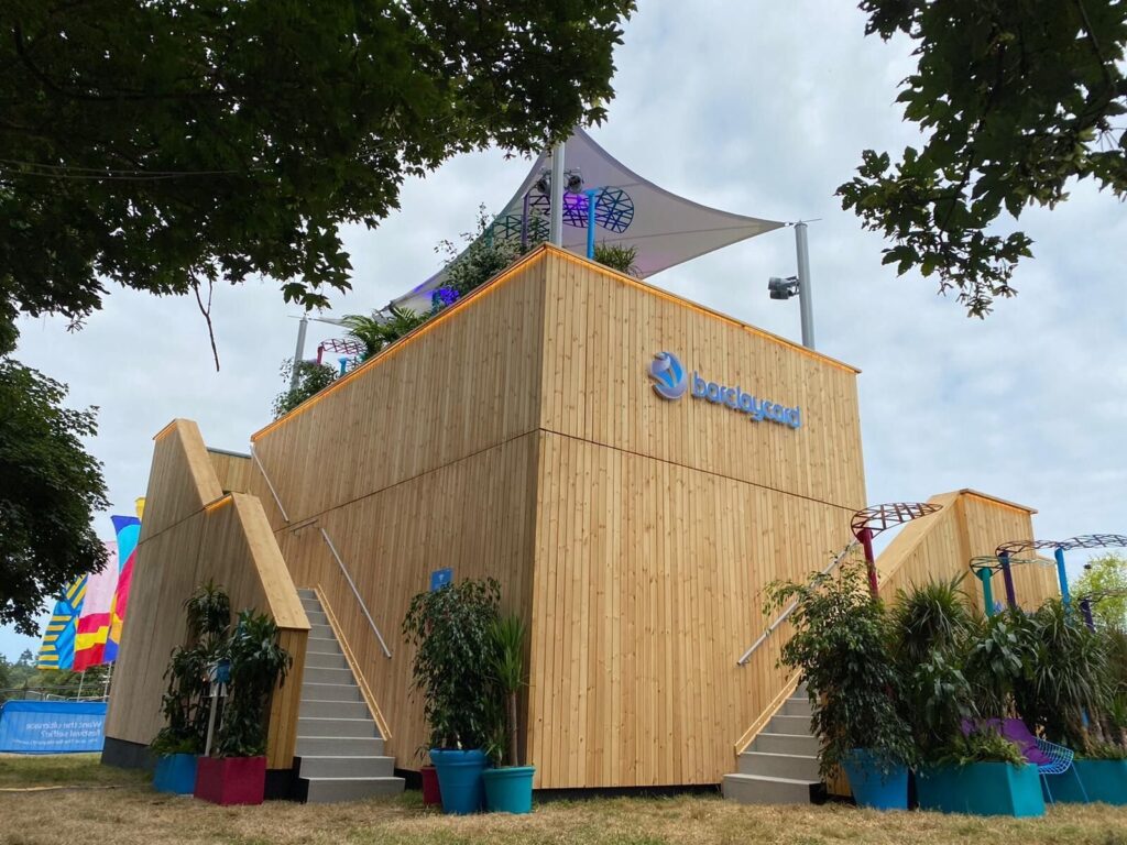Barclaycard’s Love of Live brand structure at Latitude.