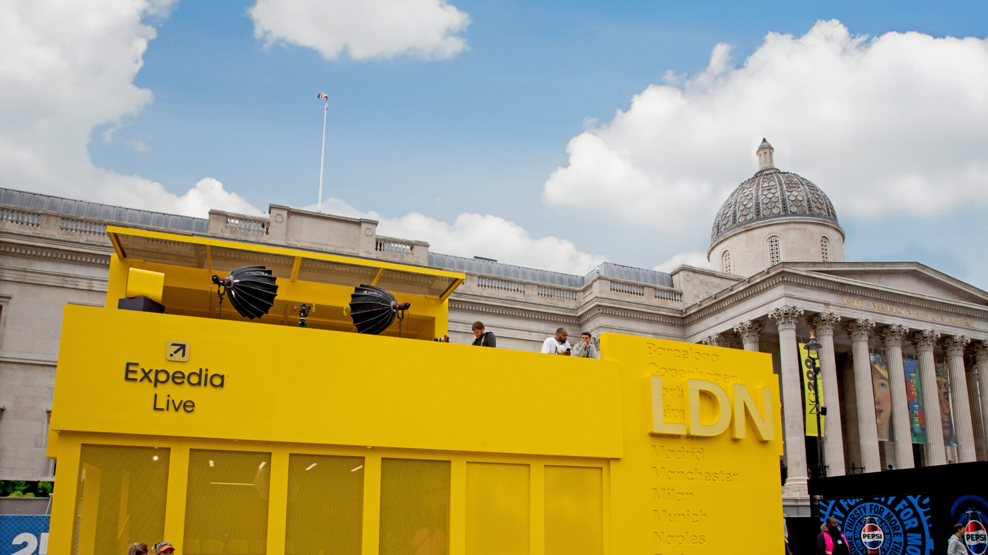 Fanzone activations.