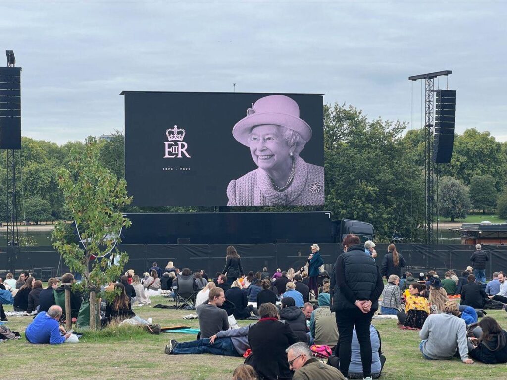 Star Live was honoured to play its part in the proceedings of Her Majesty Queen Elizabeth II funeral.