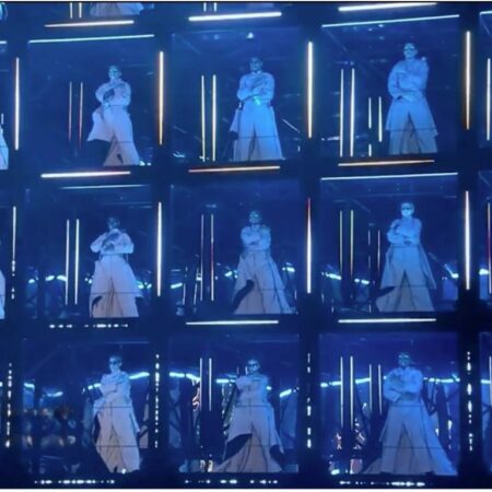 Star Live’s stunning vertical stage captivates at the Joy Awards 2025.