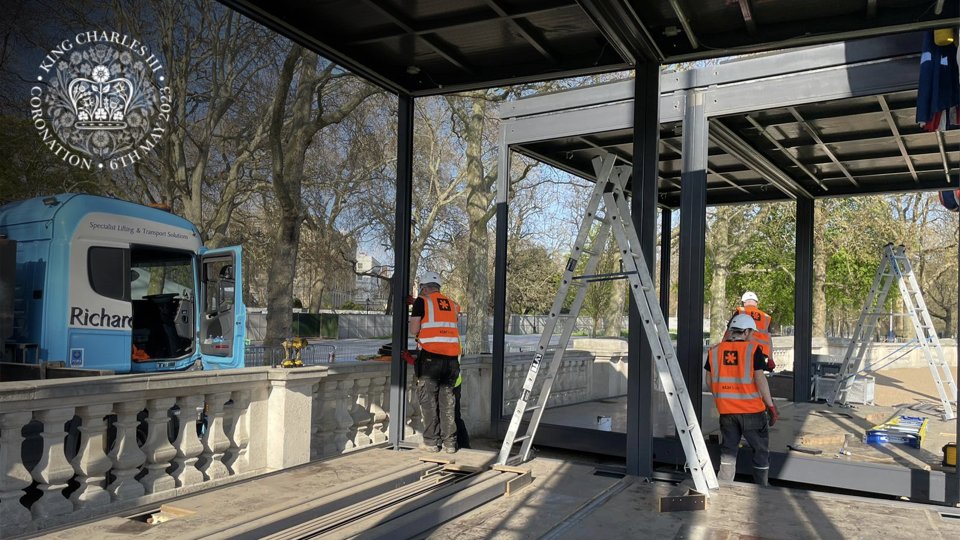 Back at Buckingham Palace…!