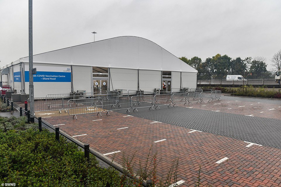 Leeds vaccination centre.