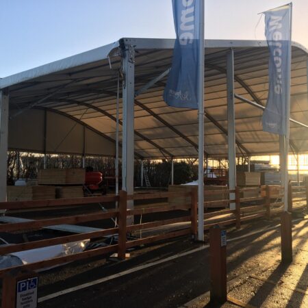 Temporary event space for Bourne Leisure, Haven.