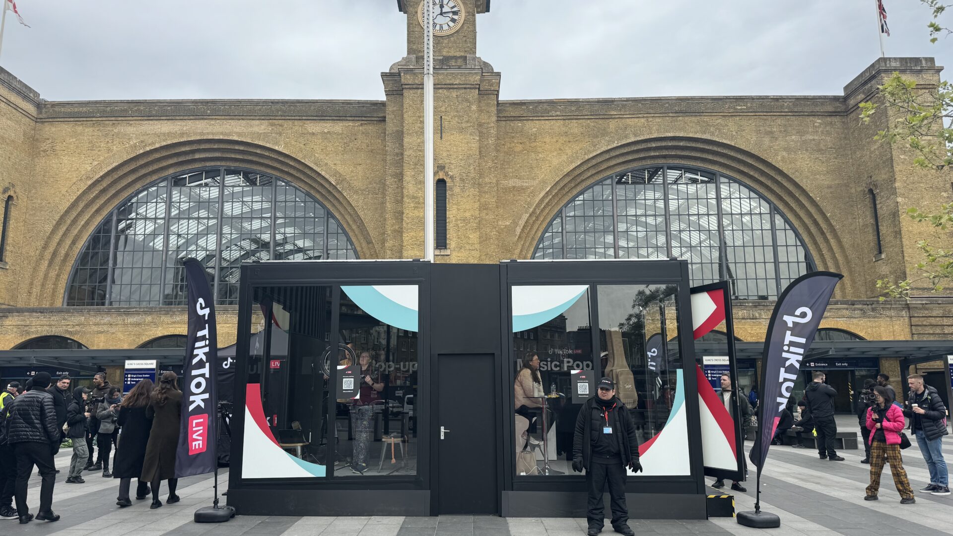 TikTok Live at King's Cross Station