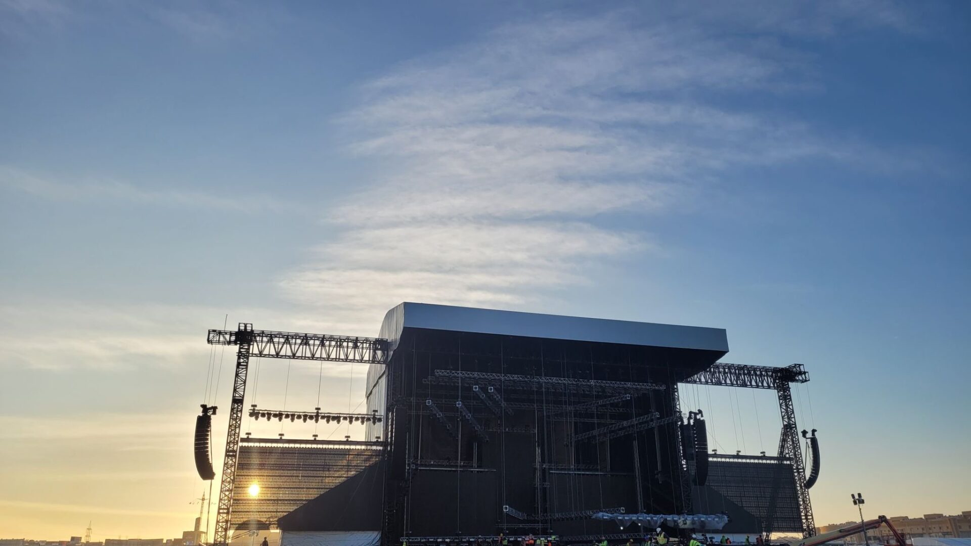 Titan in Saudi Arabia for an international music concert