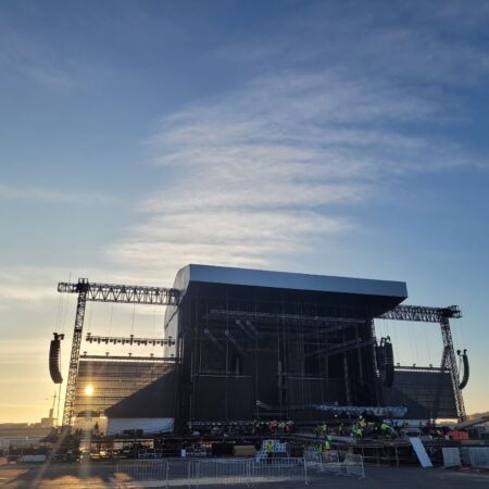 Titan in Saudi Arabia for an international music concert.