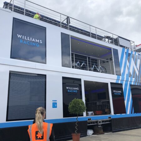 Star Live team deliver activations for Williams Racing and Mercedes-Benz AG at the British Grand Prix.