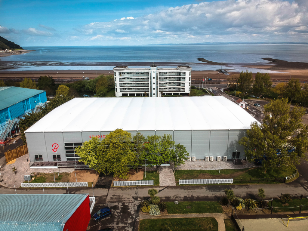 Large temporary structures: 3 of ours.