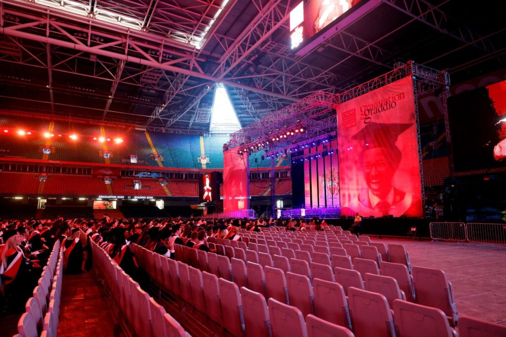 Star Live attended the Cardiff University Graduation at the Principality Stadium.