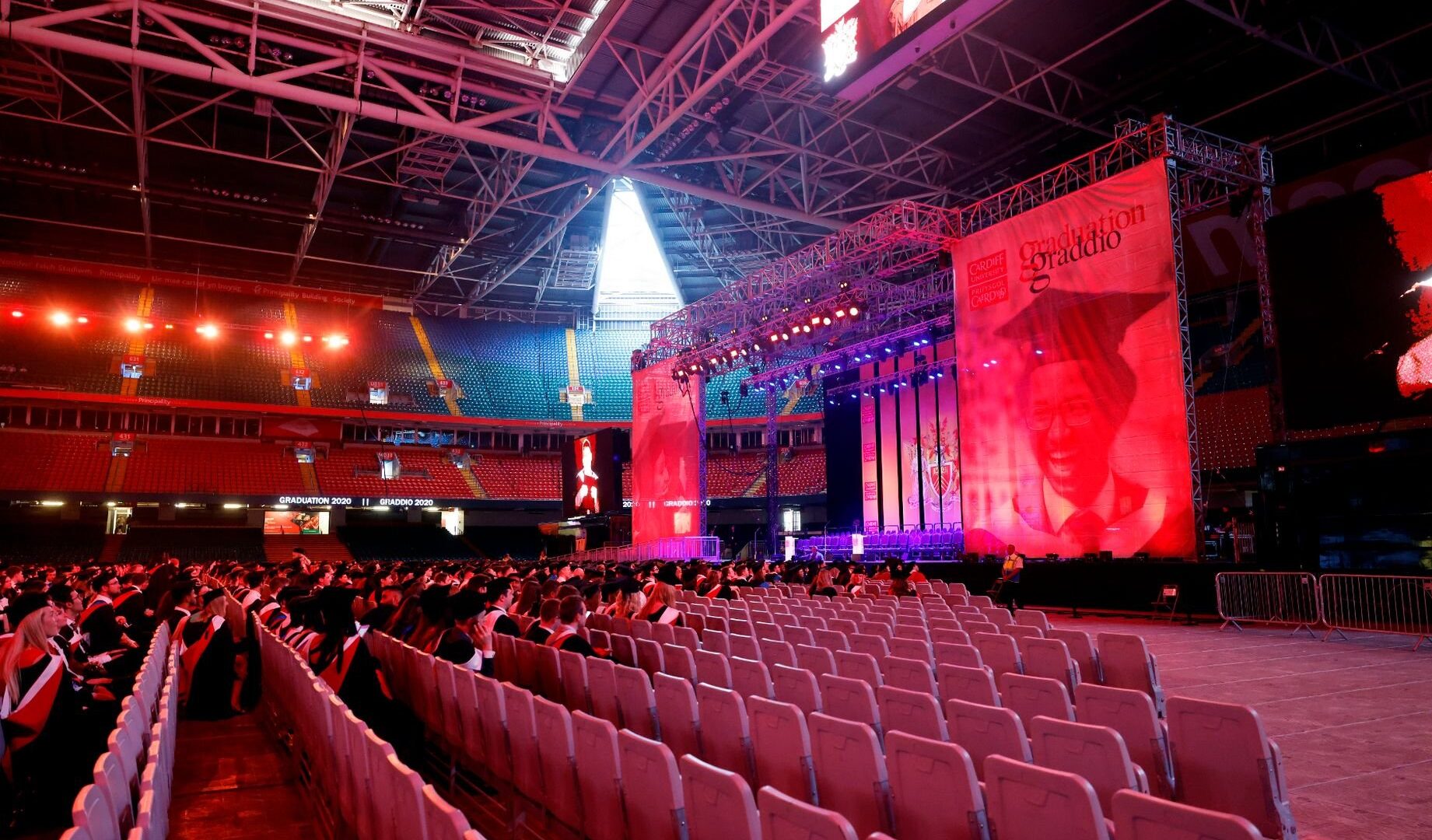 Star Live attended the Cardiff University Graduation at the Principality Stadium.