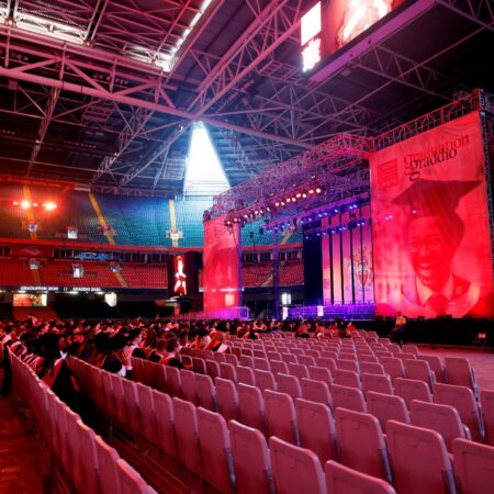 Star Live attended the Cardiff University Graduation at the Principality Stadium.