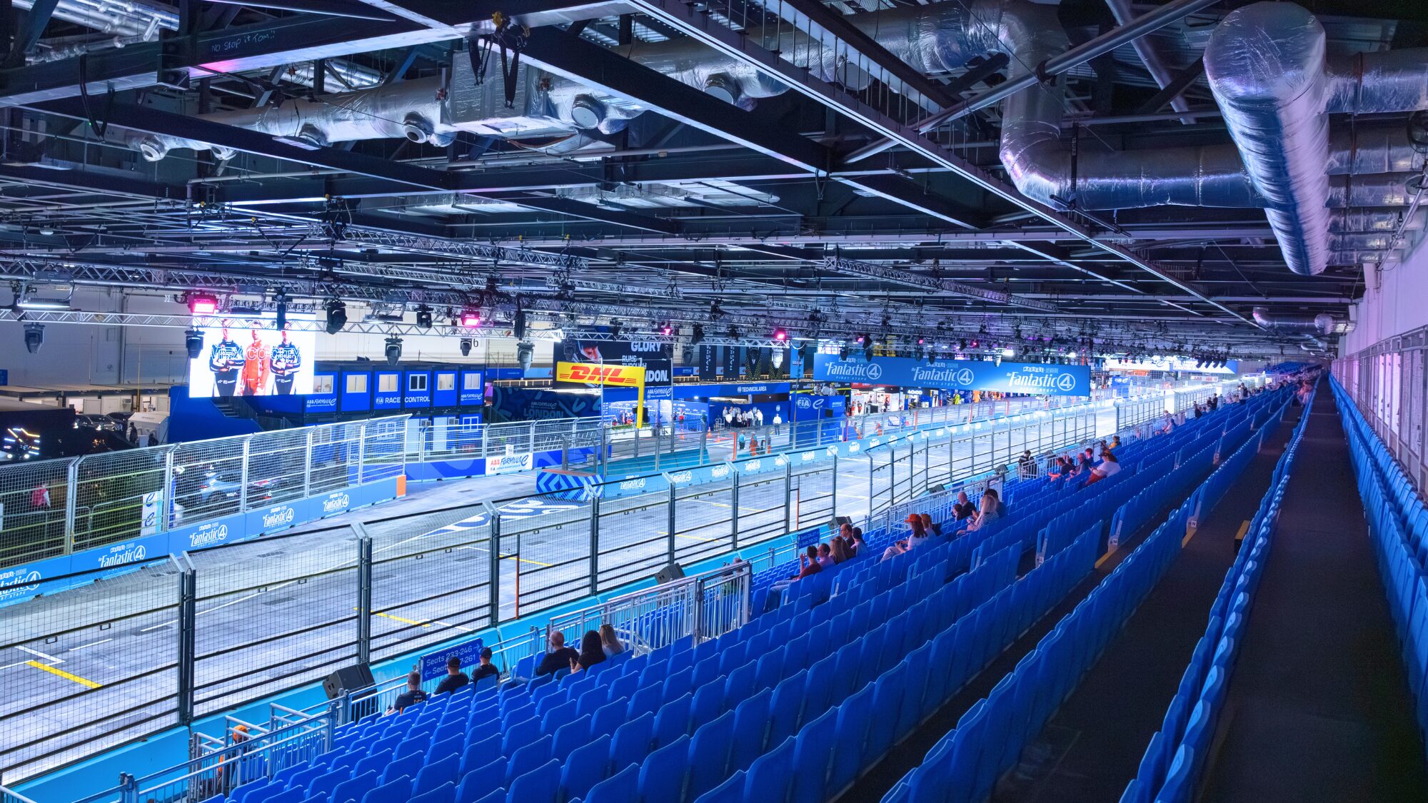 Star Live grandstand seating at London E Prix 2025 - live event
