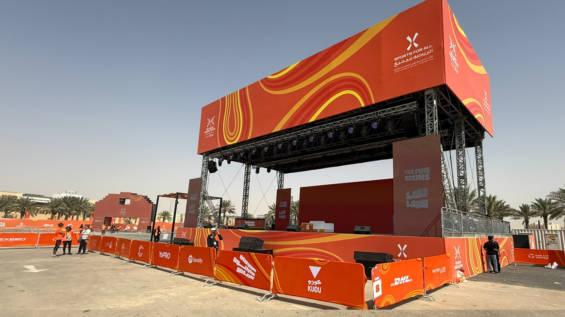 Riyadh Marathon - VerTech stage