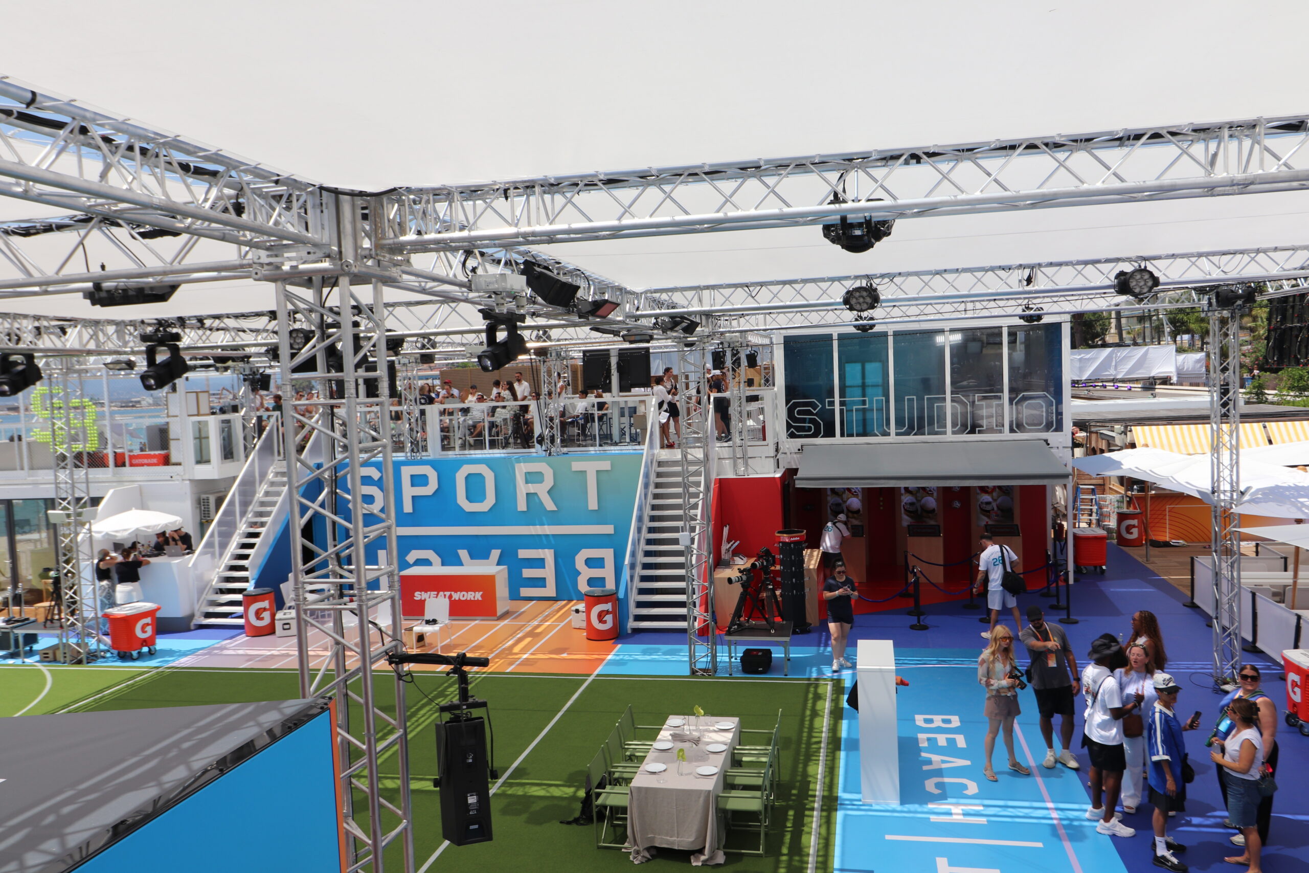 Cannes Lions - Stagwell Sport Beach wide angle