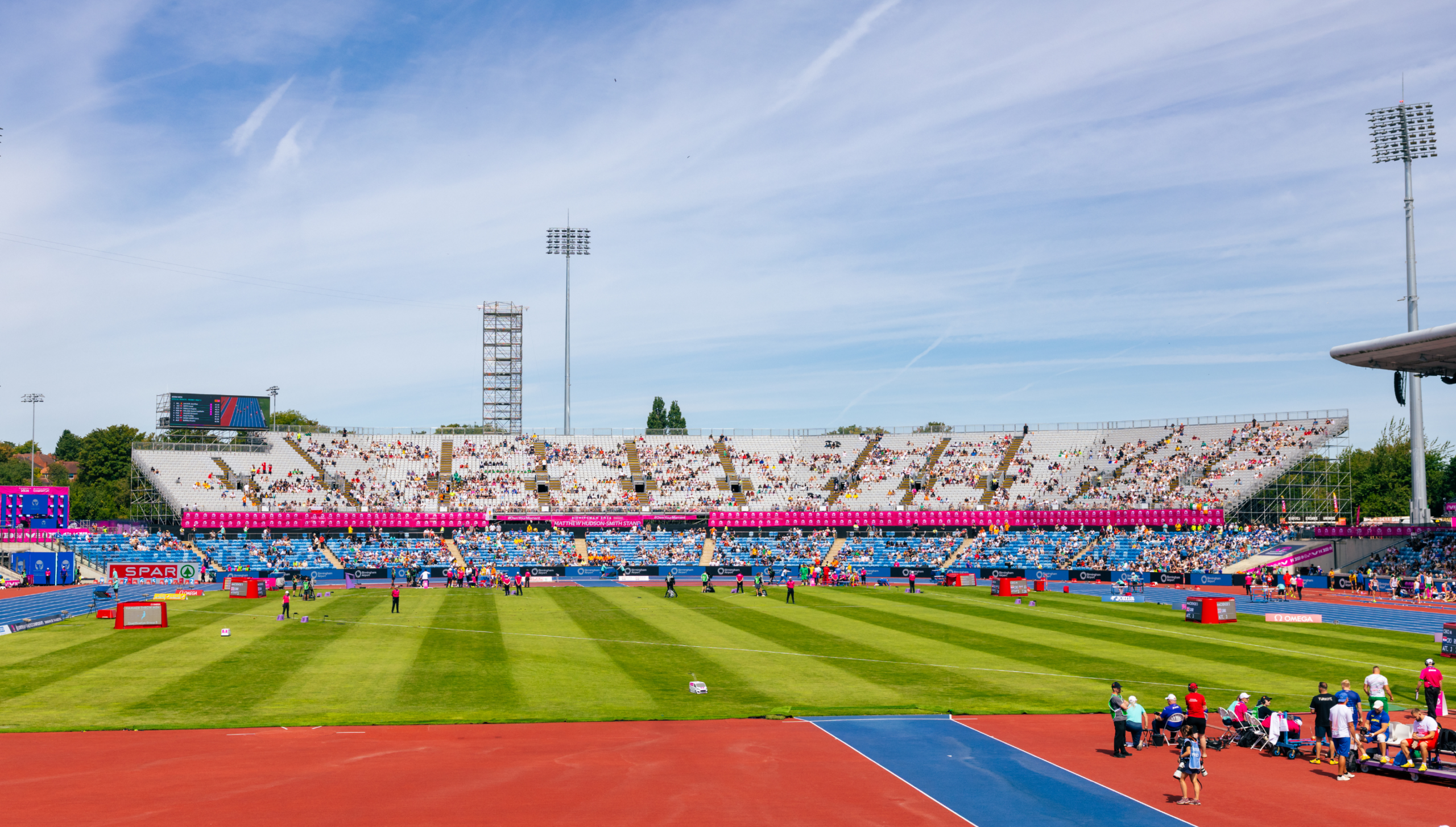 European Athletics Championships 2026, Alexander Stadium, Birmingham - North stand seating extension.