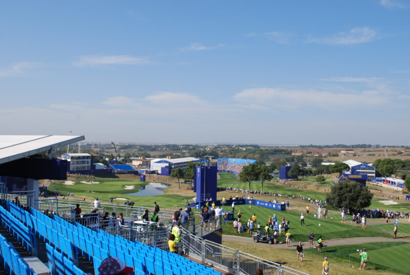 Ryder Cup, Rome, 2023 - view from VISTA