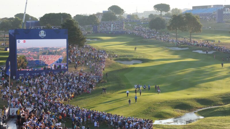 Ryder Cup, Rome, 2023 - temporary infrastructure